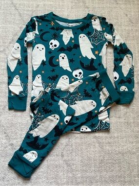 Little Sleepies Frightful Friends Glow-in-the-Dark Halloween LS Pajamas (4T)